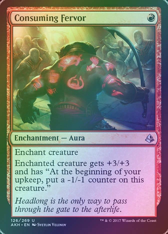 Consuming Fervor (AKH) (126) / Foil