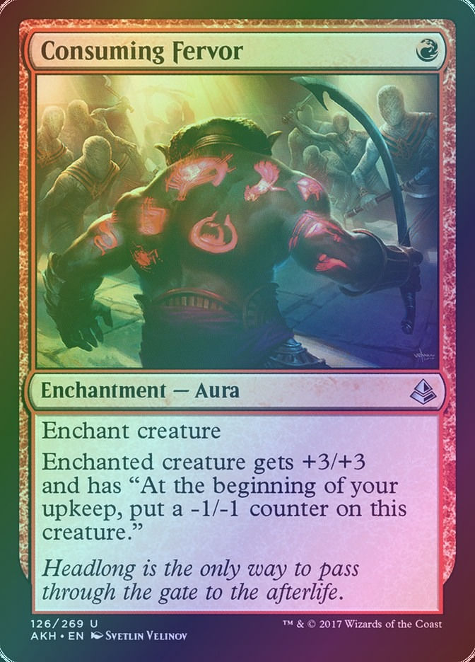 Consuming Fervor (AKH) (126) / Foil