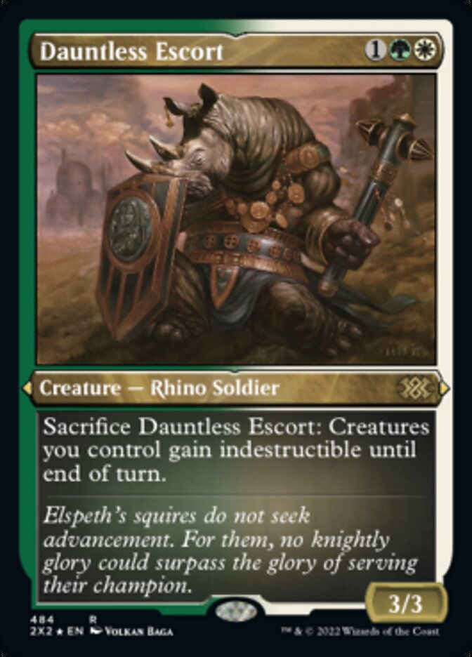 Dauntless Escort (2X2) / Etched Foil