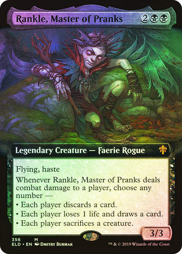 Rankle, Master of Pranks (ELD) (356) / Extended Art / Foil