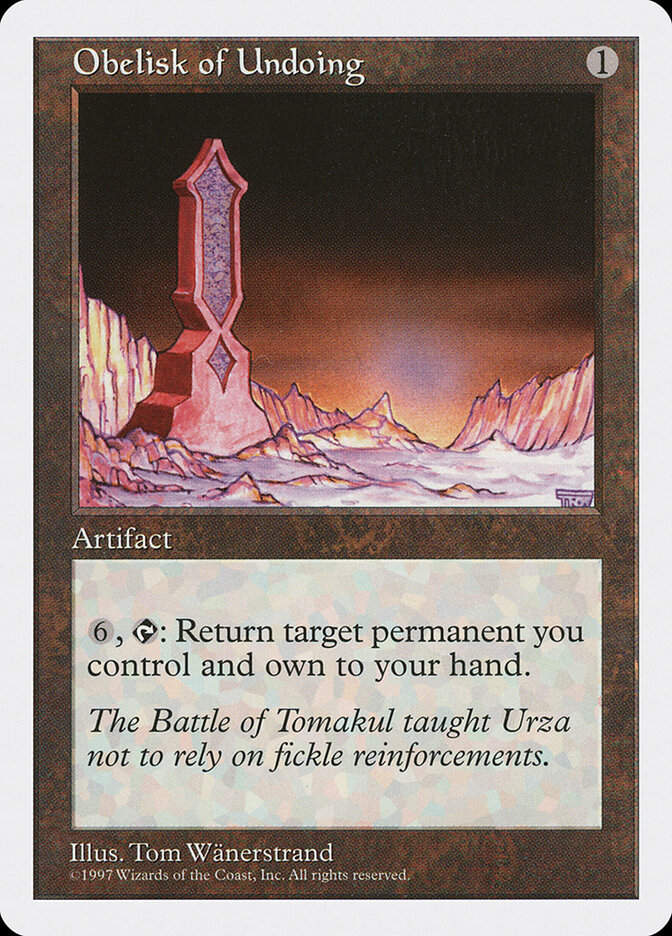 Obelisk of Undoing (5ED) (392)