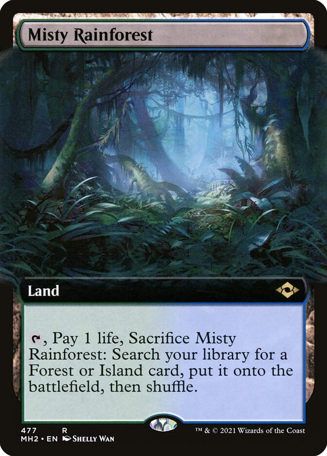 Misty Rainforest (MH2) (477) / Extended Art
