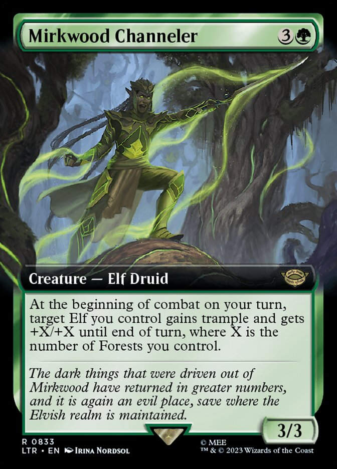 Mirkwood Channeler (LTR) (833) / Extended Art
