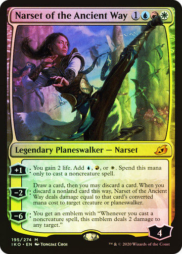 Narset of the Ancient Way (IKO) (195) / Foil