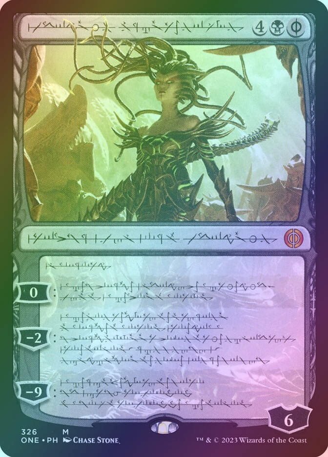 Vraska, Betrayal's Sting (ONE) (326) / Showcase / Foil