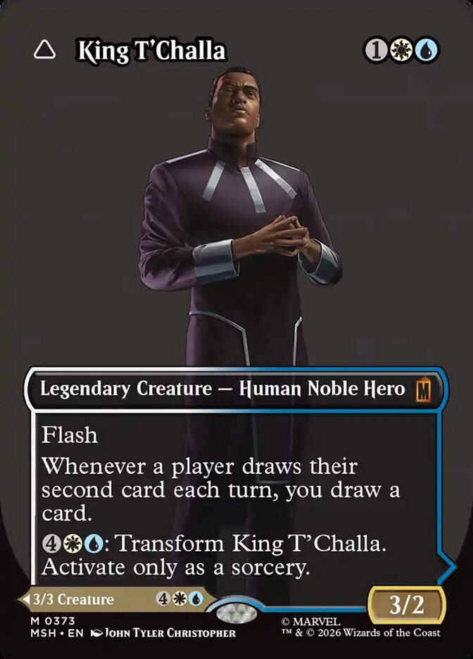King T'Challa // Black Panther, Hope Enduring (MSH) (373) / Borderless