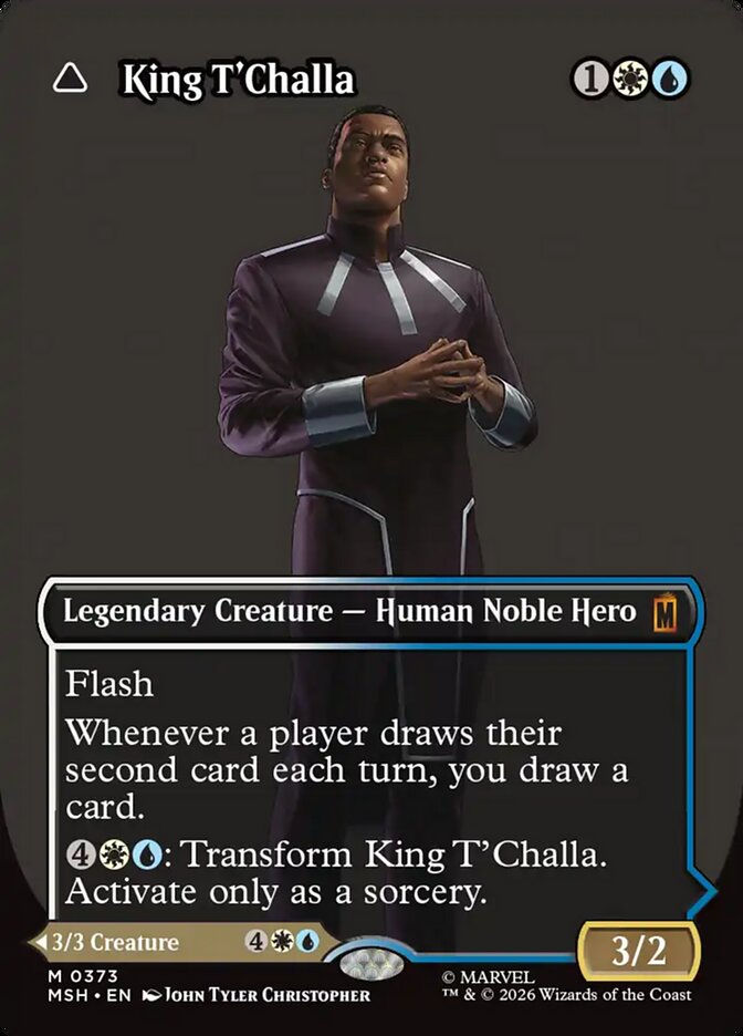 King T'Challa // Black Panther, Hope Enduring (MSH) (373) / Borderless — cara 1 de 2