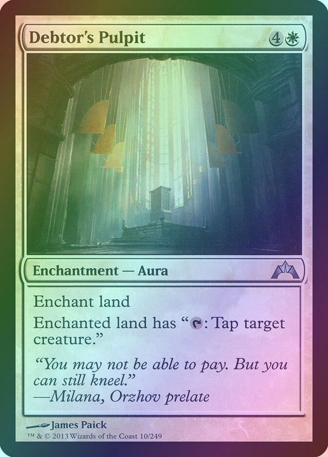 Debtor's Pulpit (GTC) (10) / Foil