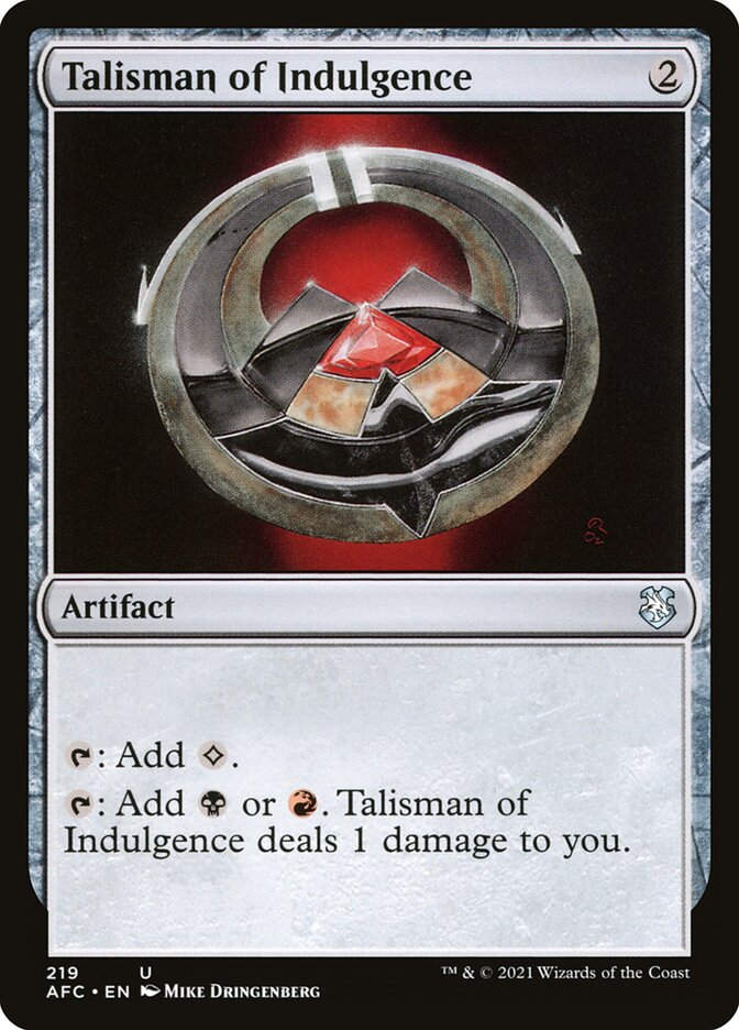 Talisman of Indulgence (AFC) (219)