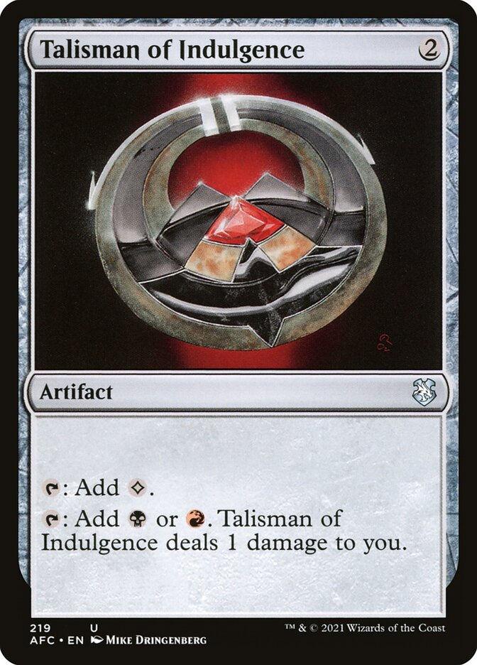 Talisman of Indulgence (AFC) (219)