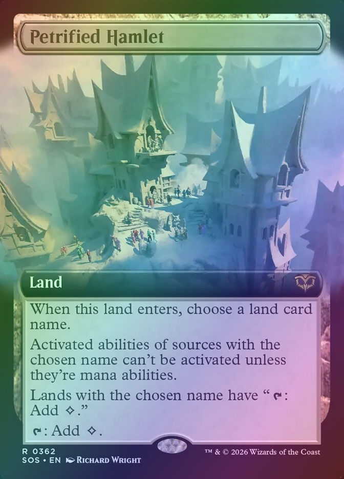 Petrified Hamlet (SOS) (362) / Extended Art / Foil
