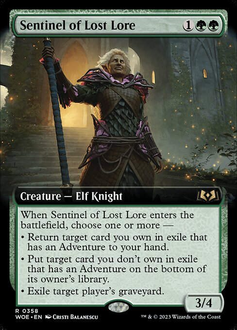 Sentinel of Lost Lore (woe) / Extended Art
