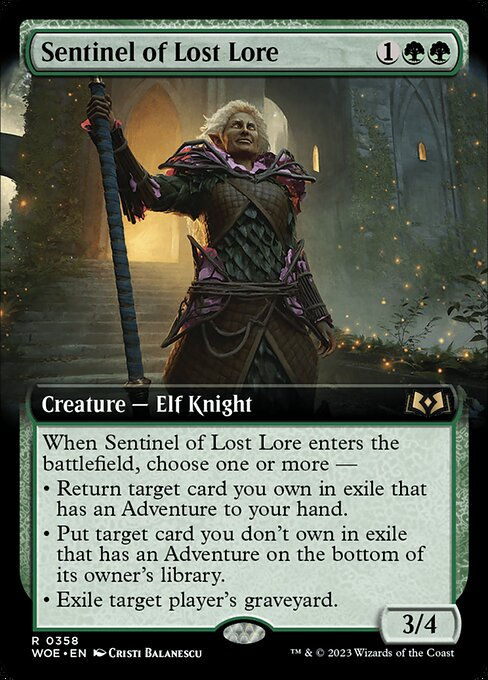 Sentinel of Lost Lore (woe) / Extended Art