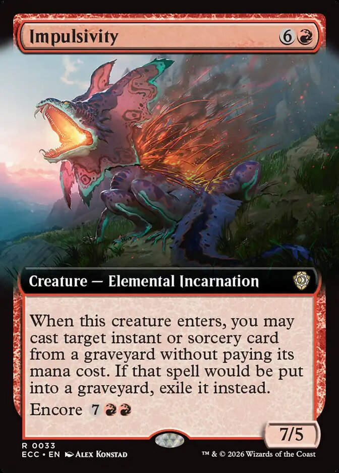 Impulsivity (ECC) (33) / Extended Art