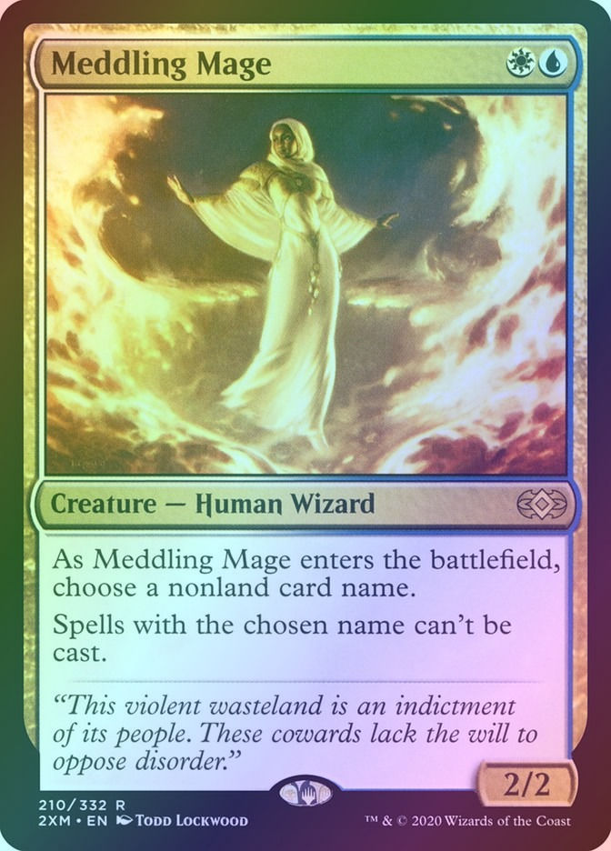 Meddling Mage (2XM) (210) / Foil