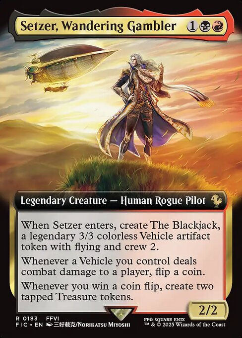 Setzer, Wandering Gambler (FIC) (183) / Extended Art