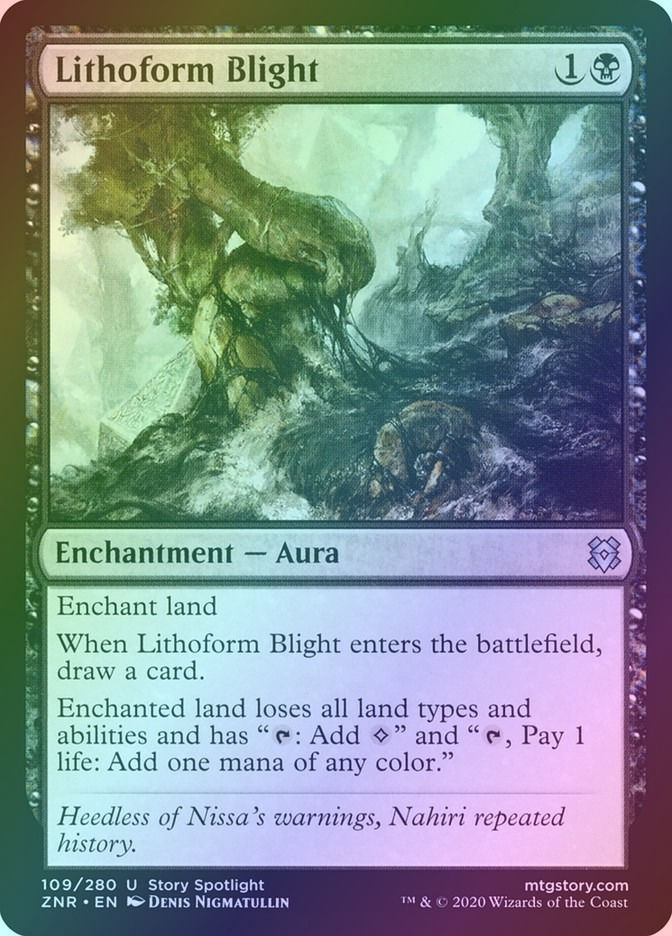 Lithoform Blight (ZNR) (109) / Foil