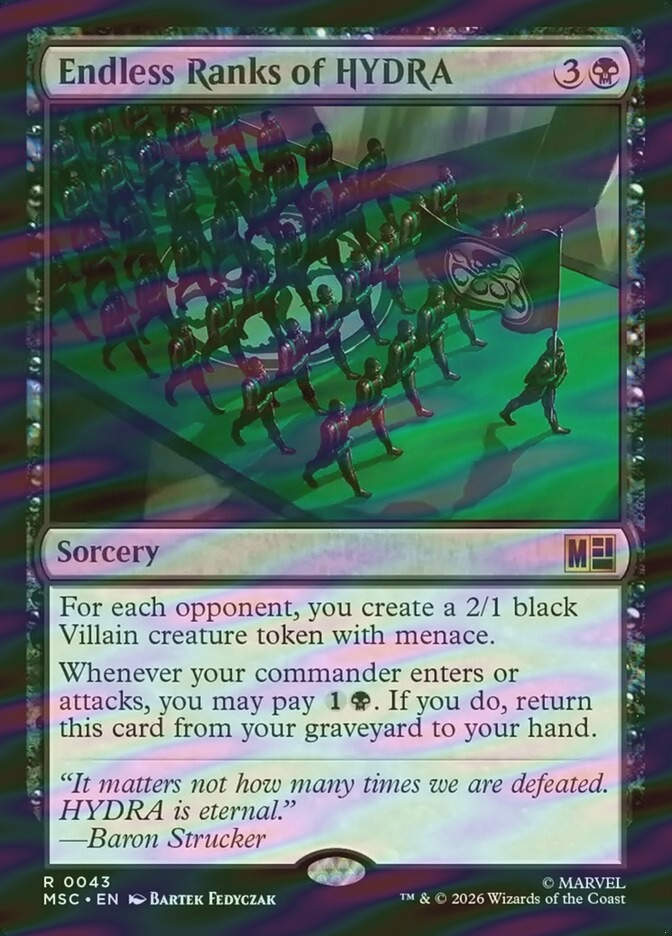 Endless Ranks of HYDRA (MSC) (43) / Surge Foil