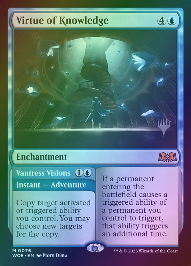Virtue of Knowledge // Vantress Visions (PWOE) (76p) / Foil