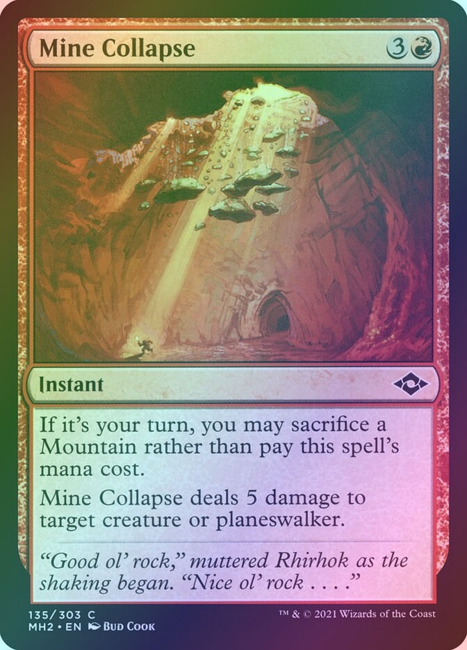 Mine Collapse (MH2) (135) / Foil