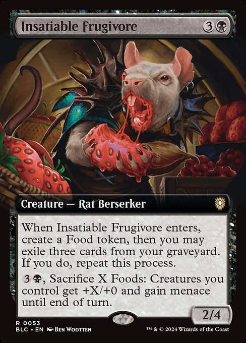 Insatiable Frugivore (blc) (53) / Extended Art