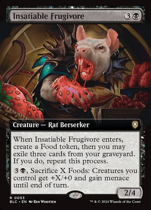 Insatiable Frugivore (blc) (53) / Extended Art