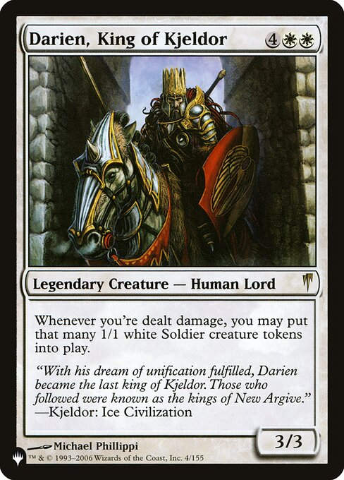 Darien, King of Kjeldor (PLST) (CSP-4)