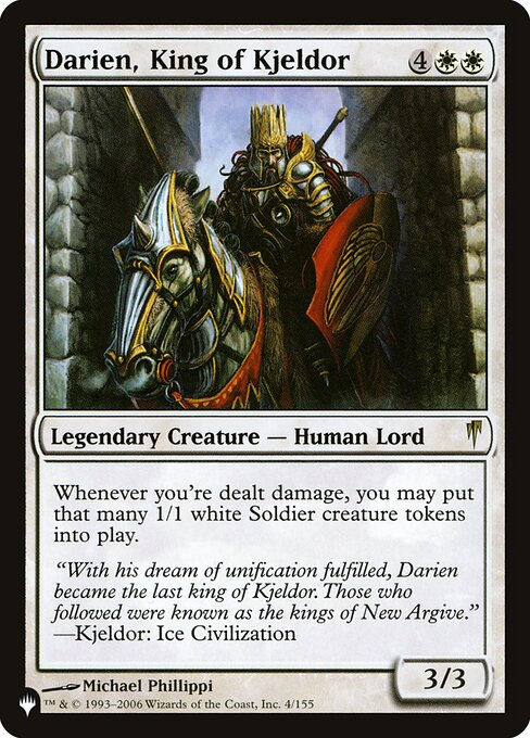 Darien, King of Kjeldor (PLST) (CSP-4)