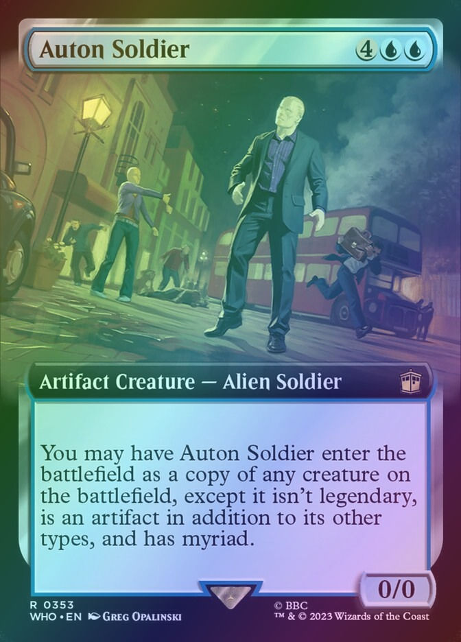 Auton Soldier (WHO) (353) / Extended Art / Foil