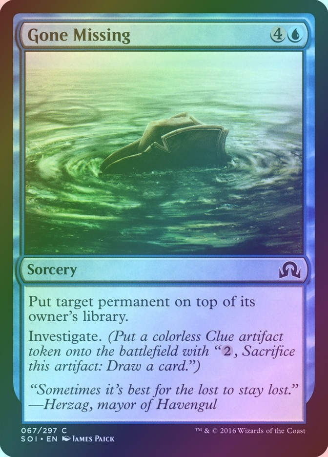 Gone Missing (SOI) (67) / Foil