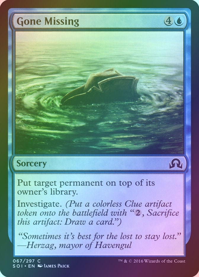Gone Missing (SOI) (67) / Foil