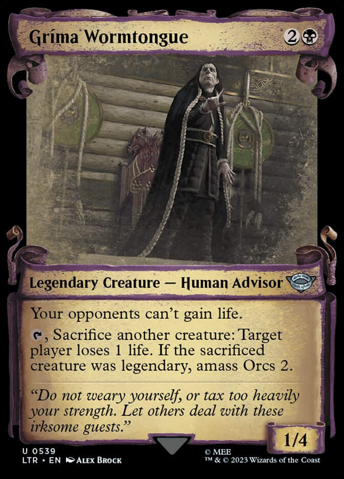 Gríma Wormtongue (LTR) (539) / Showcase