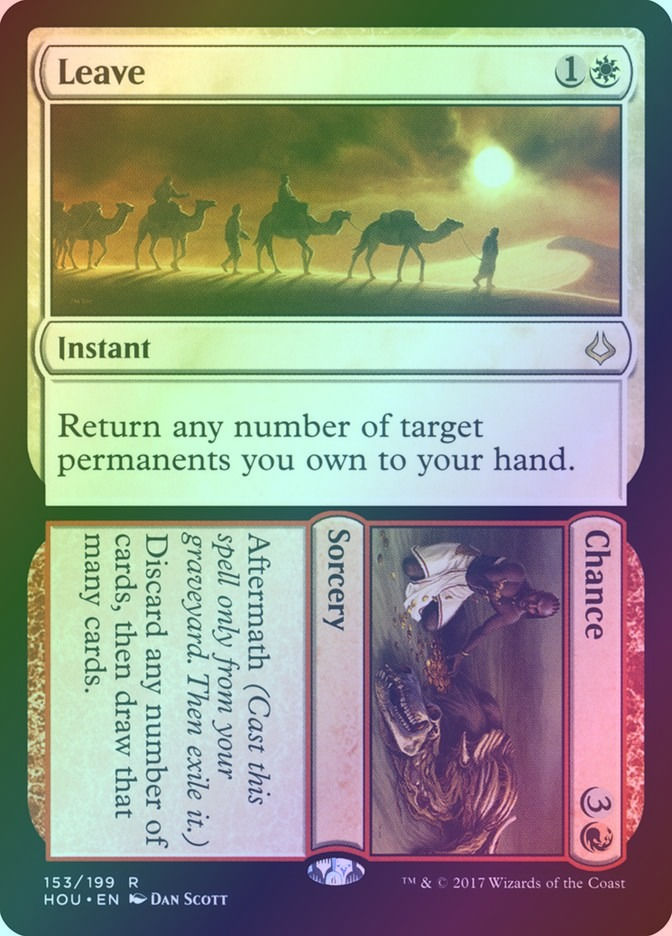 Leave // Chance (HOU) (153) / Foil