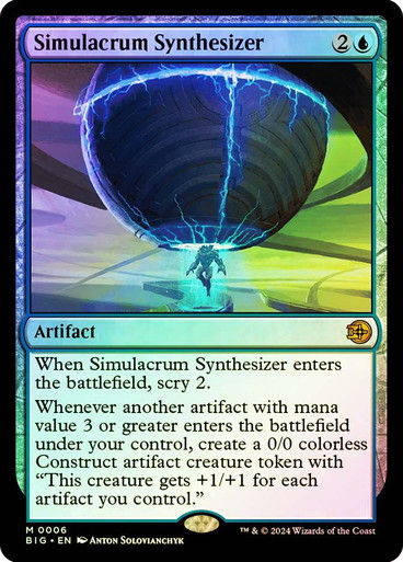 Simulacrum Synthesizer (BIG) (6) / Foil