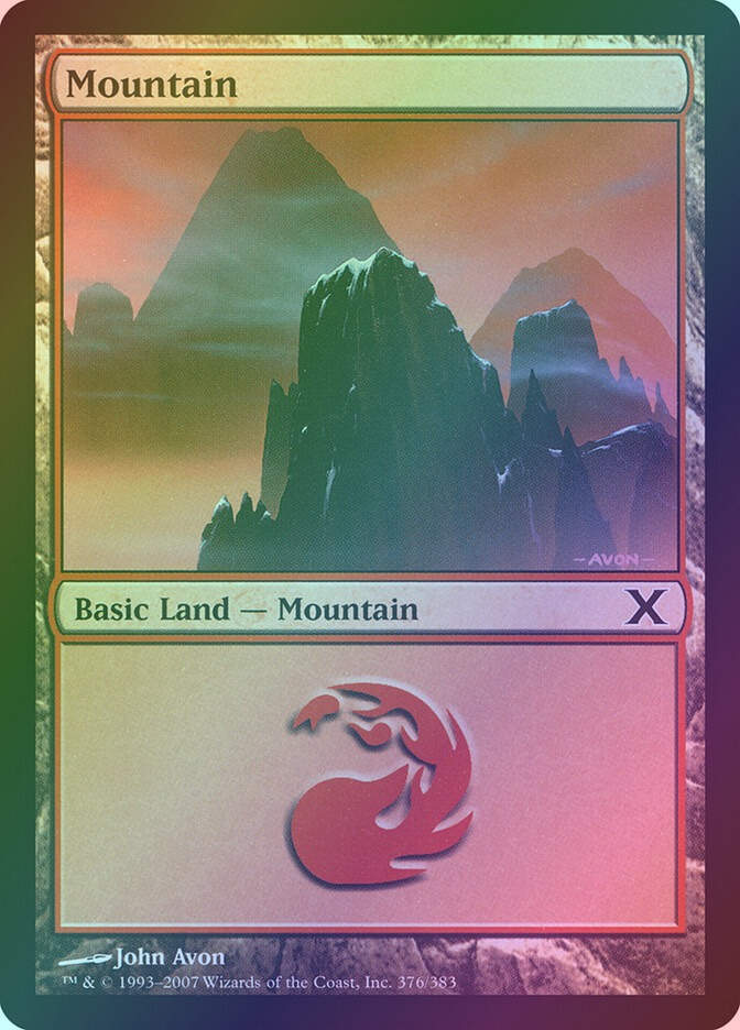 Mountain (10E) (376) / Foil