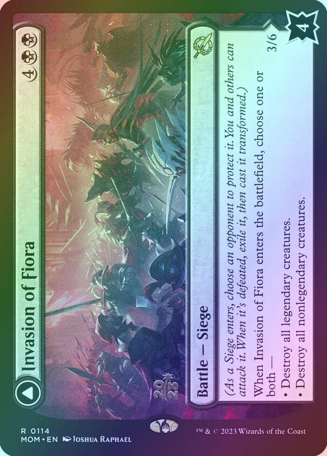Invasion of Fiora // Marchesa, Resolute Monarch (PMOM) (114s) / Foil
