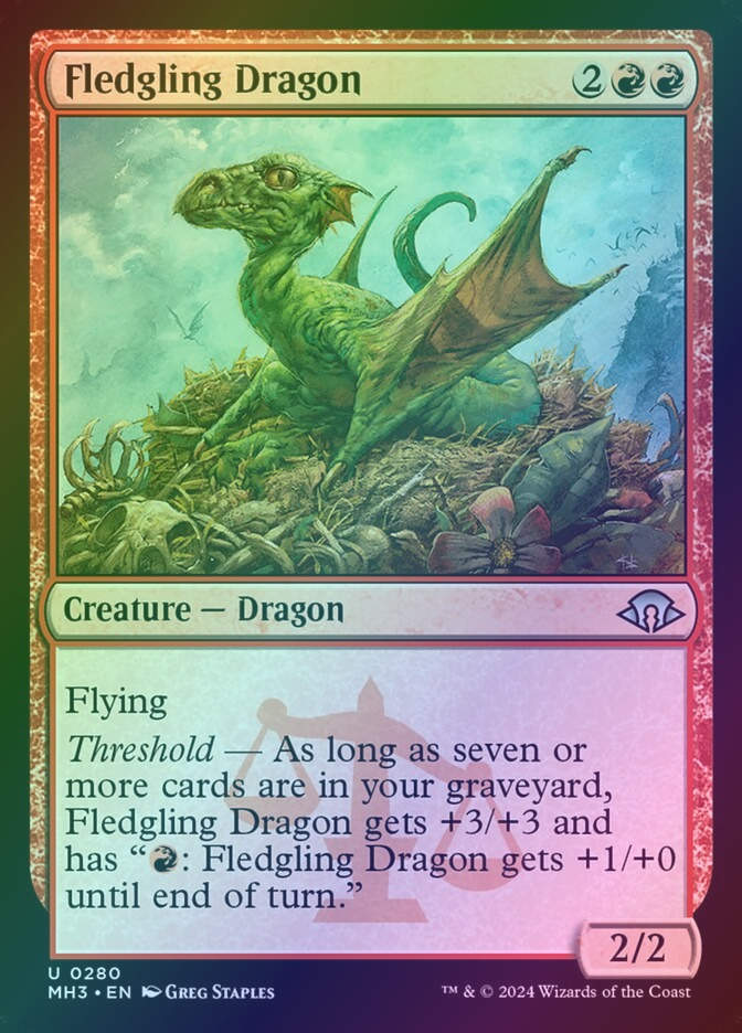 Fledgling Dragon (MH3) (280) / Foil