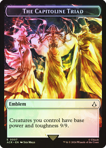 The Capitoline Triad Emblem (tacr) (7) / Assassin (tacr) (4) Foil — cara 1 de 2