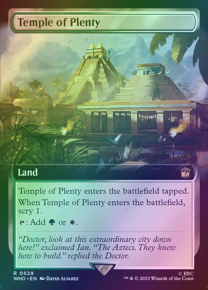 Temple of Plenty (WHO) (529) / Extended Art / Foil