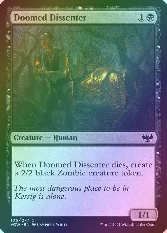 Doomed Dissenter (VOW) (106) / Foil