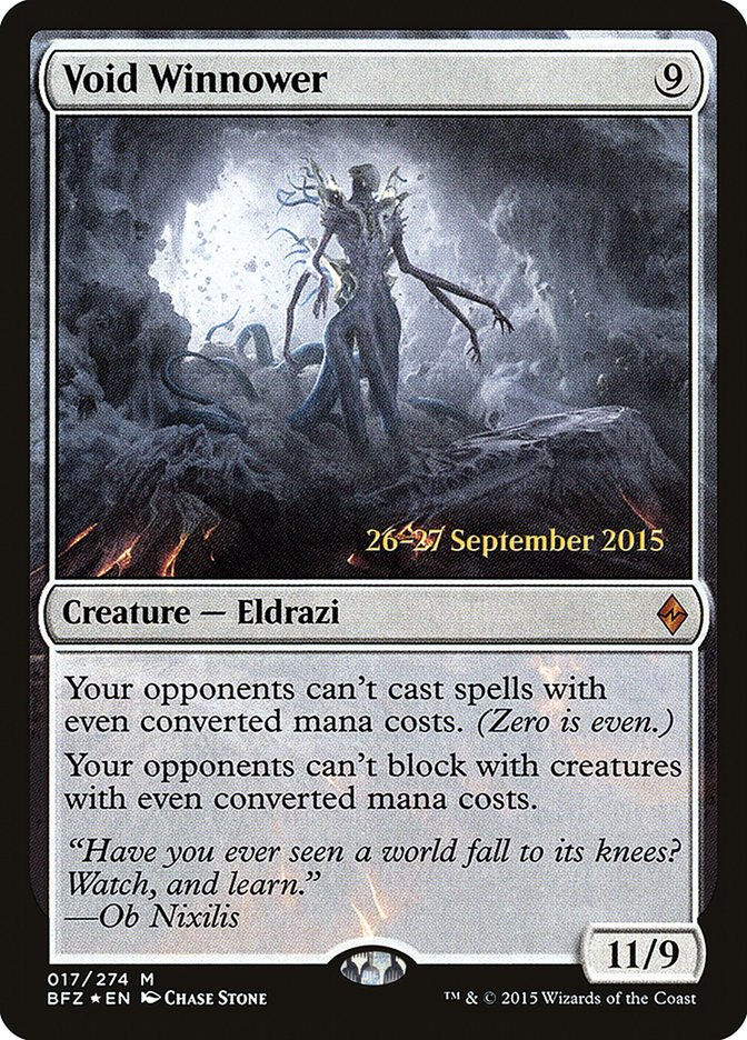 Void Winnower (PBFZ) (17s) / Foil