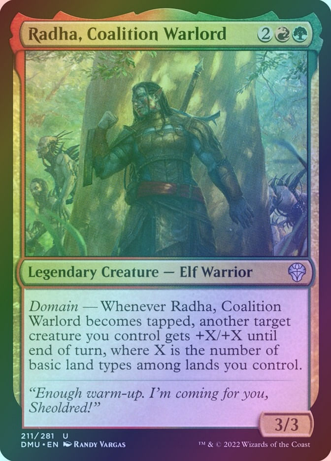 Radha, Coalition Warlord (DMU) (211) / Foil