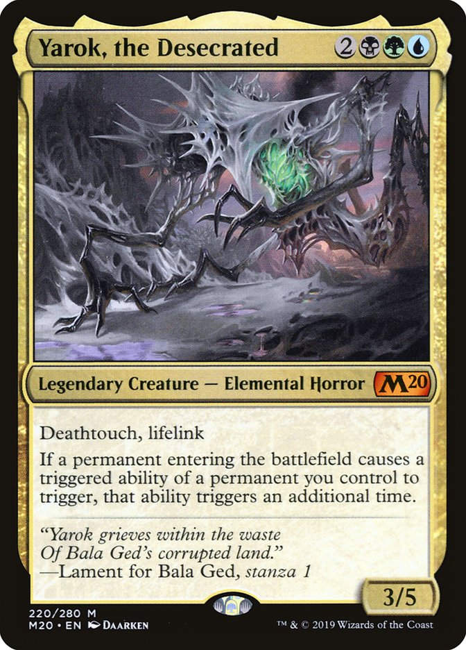 Yarok, the Desecrated (M20) (220)