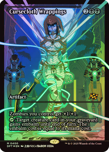 Cursecloth Wrappings (DFT) (400) / Foil / Showcase