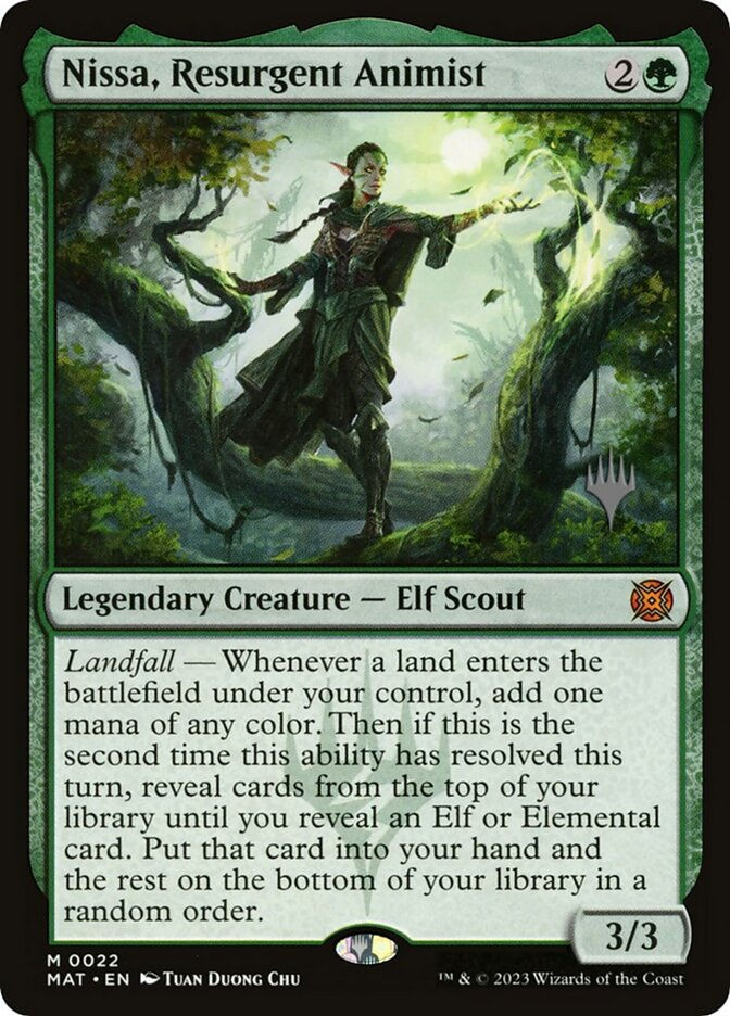 Nissa, Resurgent Animist (PMAT) (22p)