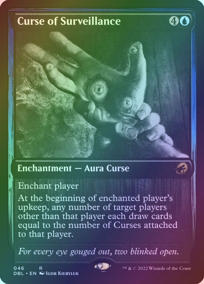 Curse of Surveillance (DBL) (46) / Foil