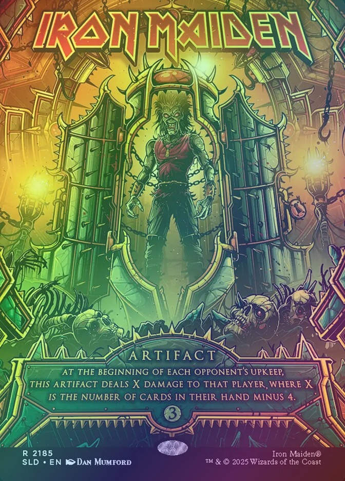 Iron Maiden (SLD) (2185) / Borderless / Foil