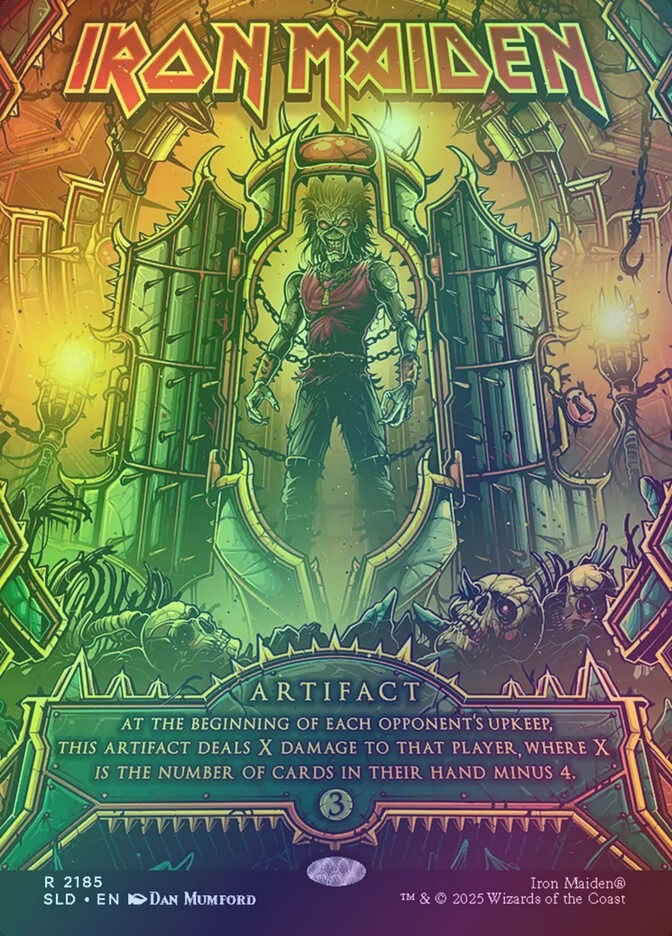 Iron Maiden (SLD) (2185) / Borderless / Foil