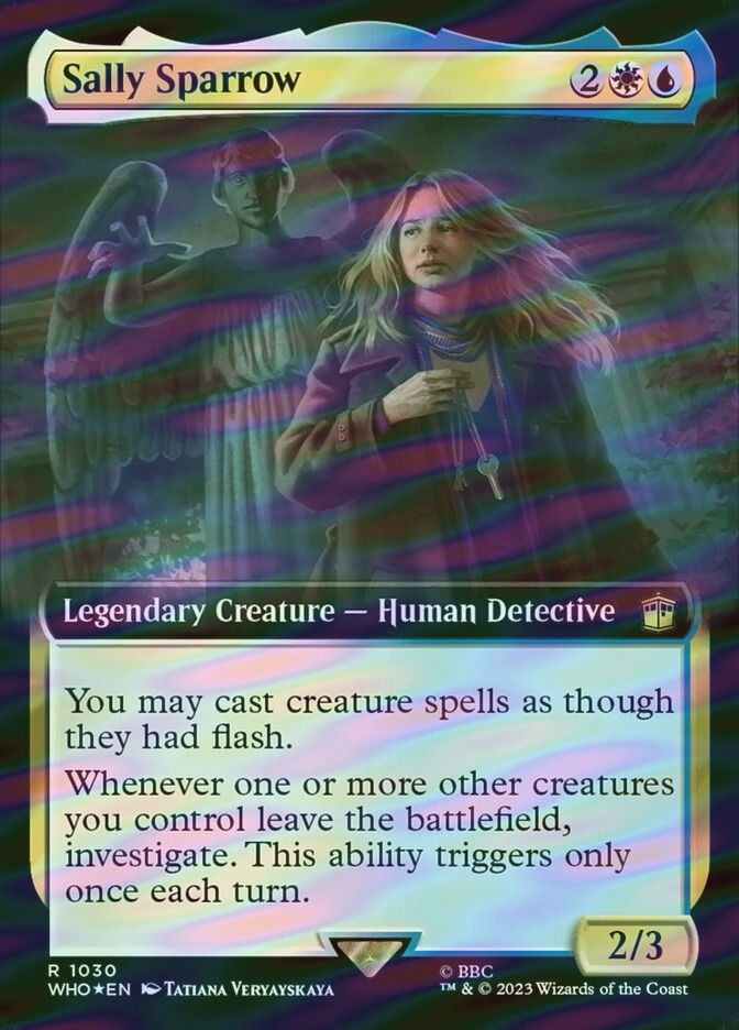 Sally Sparrow (WHO) (1030) / Extended Art / Surge Foil