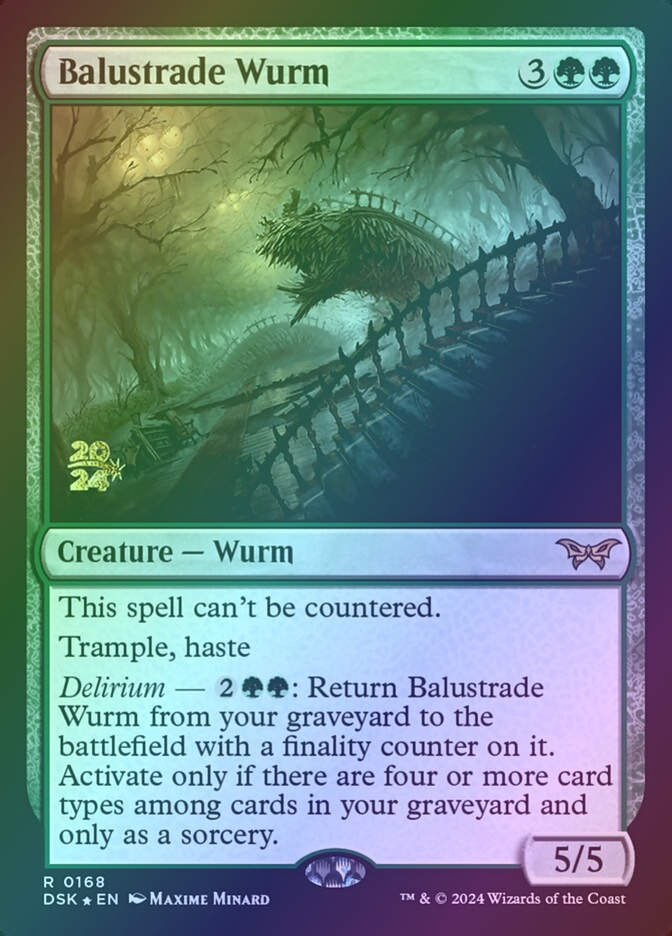 Balustrade Wurm (PDSK) (168s) / Foil